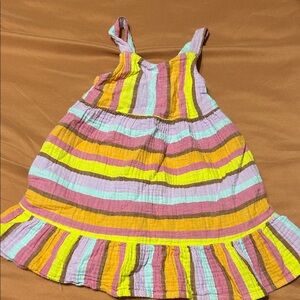 Cat & Jack Multicolor Striped Dress